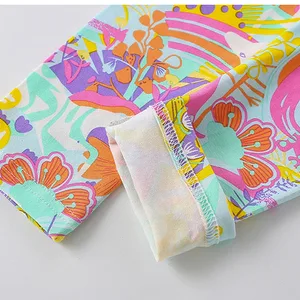 T -Shirt- und Erdbeer -Leggings für 100% Baumwollmädchen, Kinderanzug, Kinderkleidung, Babykleidung, Sommer 2022 8 Hauptverkäufe Malwee Legginghose - №3