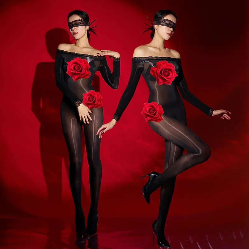 

XHN3637—3Temptation Free off Sexy Cheongsam Bed Battle Robe2024New Pajamas Passion Uniform Suit