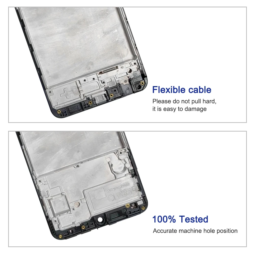 100% Tested AMOLED For Samsung M32 M325F M325F/DS M325 LCD Display Touch Screen with frame Digitizer Assembly Replace