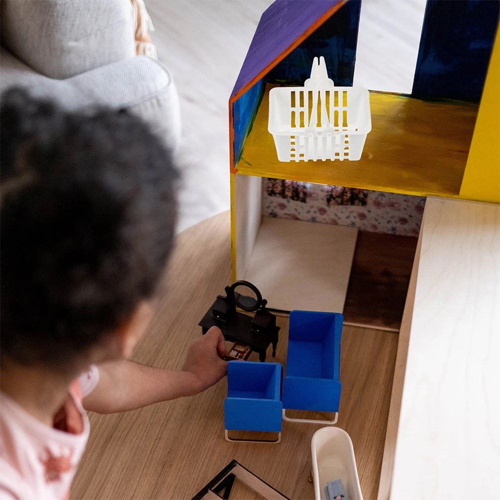 12 قطعة من سلال اللعب الصغيرة لتخزين حلوى الأطفال، سطح أملس من البلاستيك عالي الجودة، لا توجد إصابة، سهل التخزين