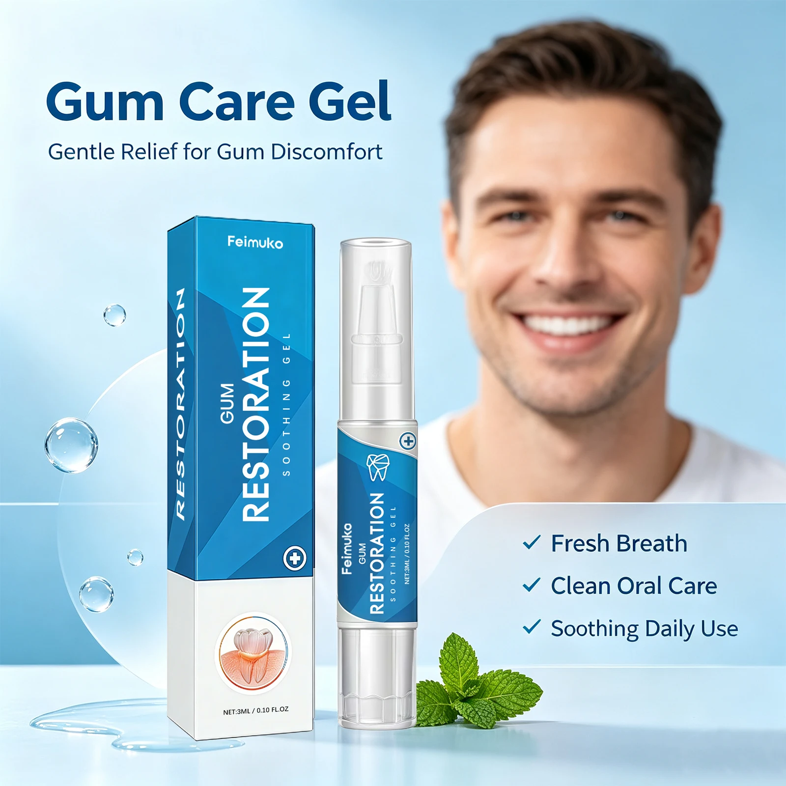 입안을 상쾌하게 해주는 구강 관리 젤, 구강 청결, 치 - Teeth Whitening Xylitol Gum 리뷰 및 가격