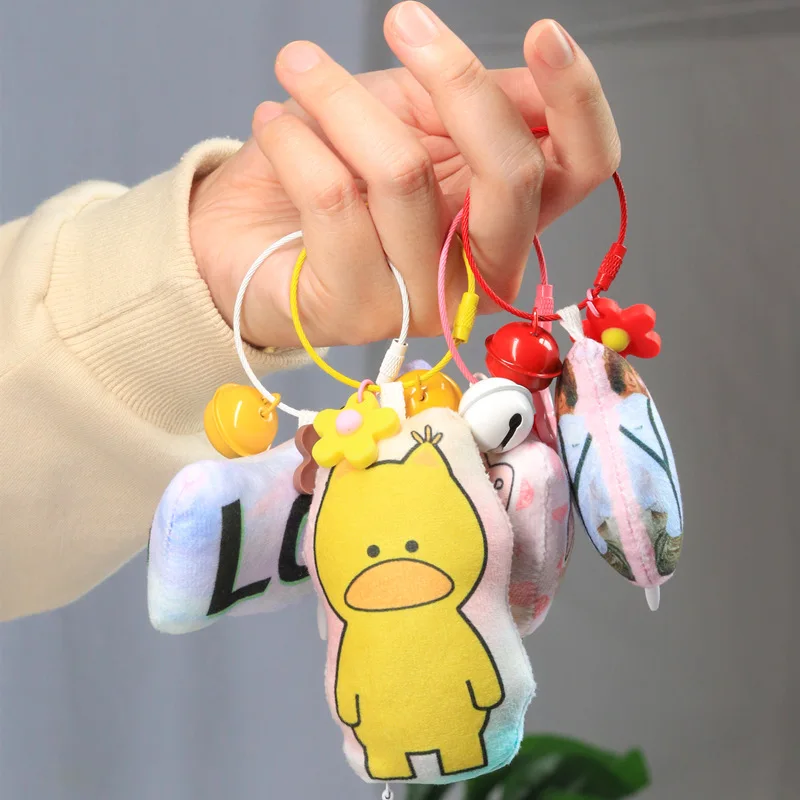 Custom Pendant Keychain Cat Dog Photo Custom Mascot Bag Pendant Mobile Phone Pendant Pet Key Chain Birthday Gift Cute Plush Doll