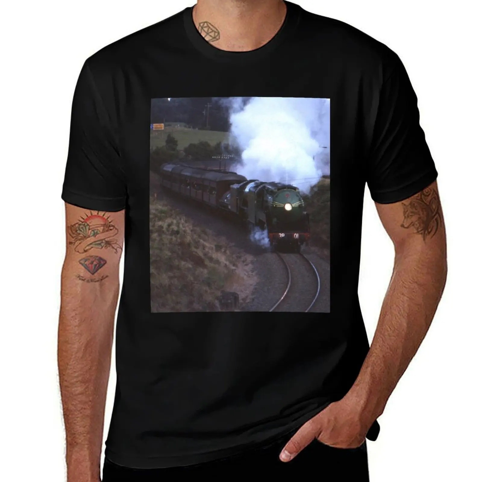 3801 & Flying Scotsman Robertson,NSW,Australia 1989 T-Shirt Holiday All Match T-Shirt