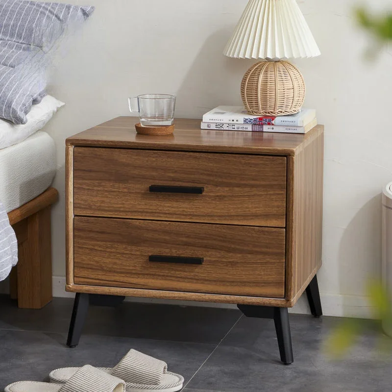 Storage Drawer Nordic Real Wood Bedside Tables For The Bedroom Modern Chinese Style Contracted Nightstand Small Family Bedside