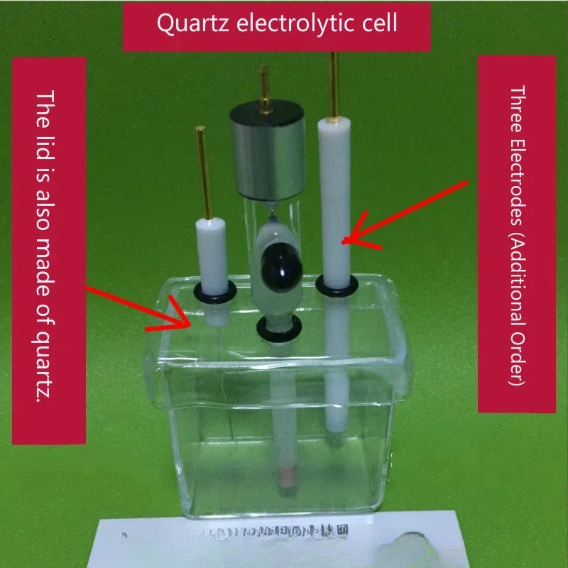 50x50x50mm all quartz electrolytic cell/unsealed quartz electrolytic cell (excluding electrodes)