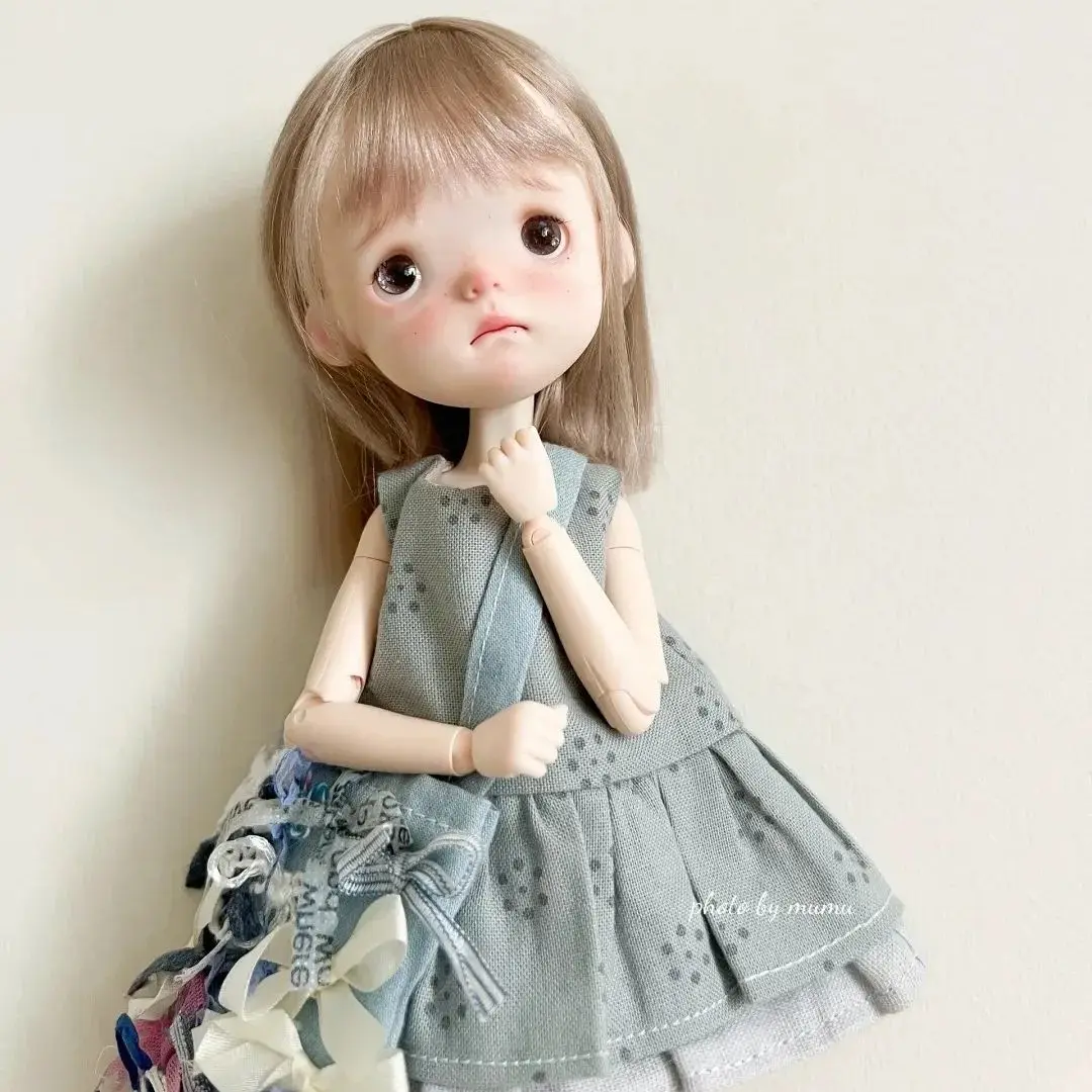 

New Q baby SD BJD1/6 Qianqian xiao p resin girl toy model human doll birthday gift DIY cosmetics in stock free shipping