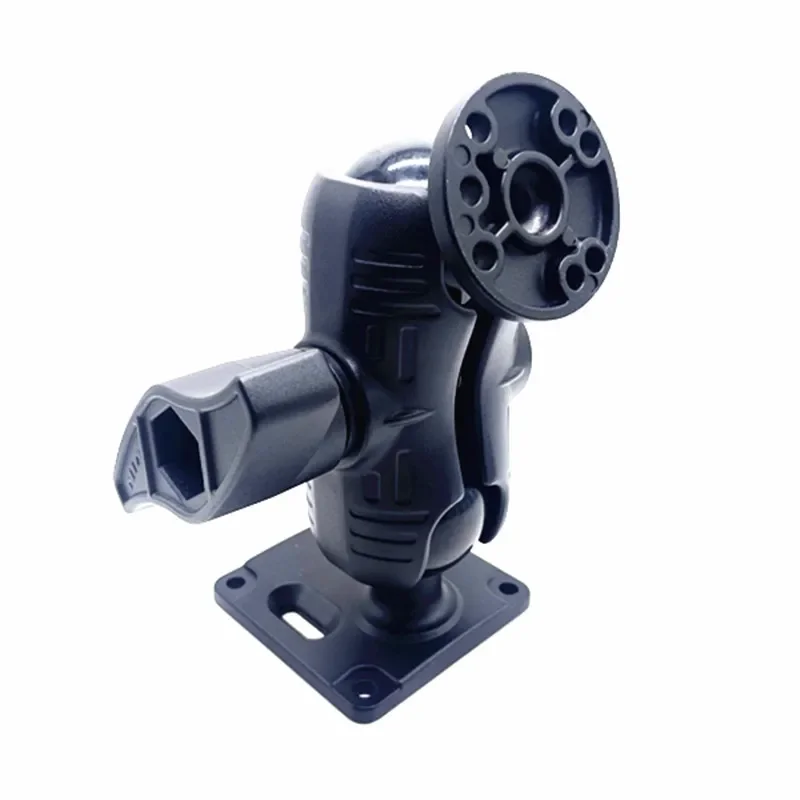 2.25 Inch Universal Round AMPS Mounting Ball Base Aluminum Base with D Size Vesa75x75 Base and Arm Mount for Ram Mount