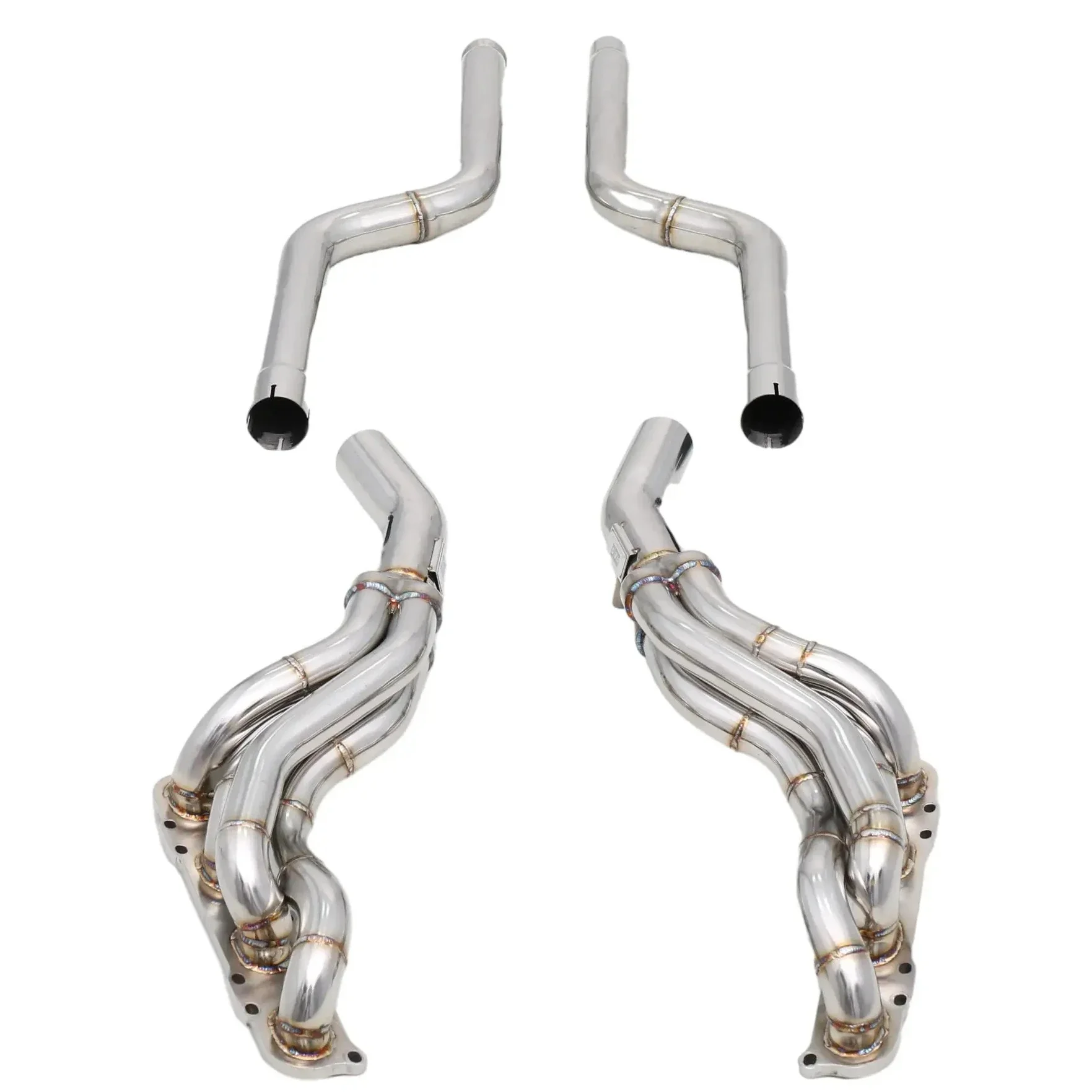 

High Performance Catless Header Manifold with front pipe Exhaust System For Mercedes Benz W204 C63 AMG