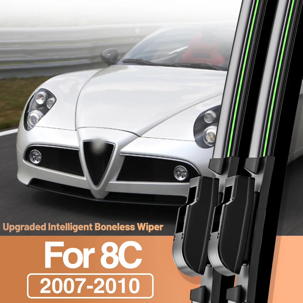 

2pcs For Alfa Romeo 8C 920 2007-2010 Front Windshield Wiper Blades Windscreen Window Accessories 2008 2009