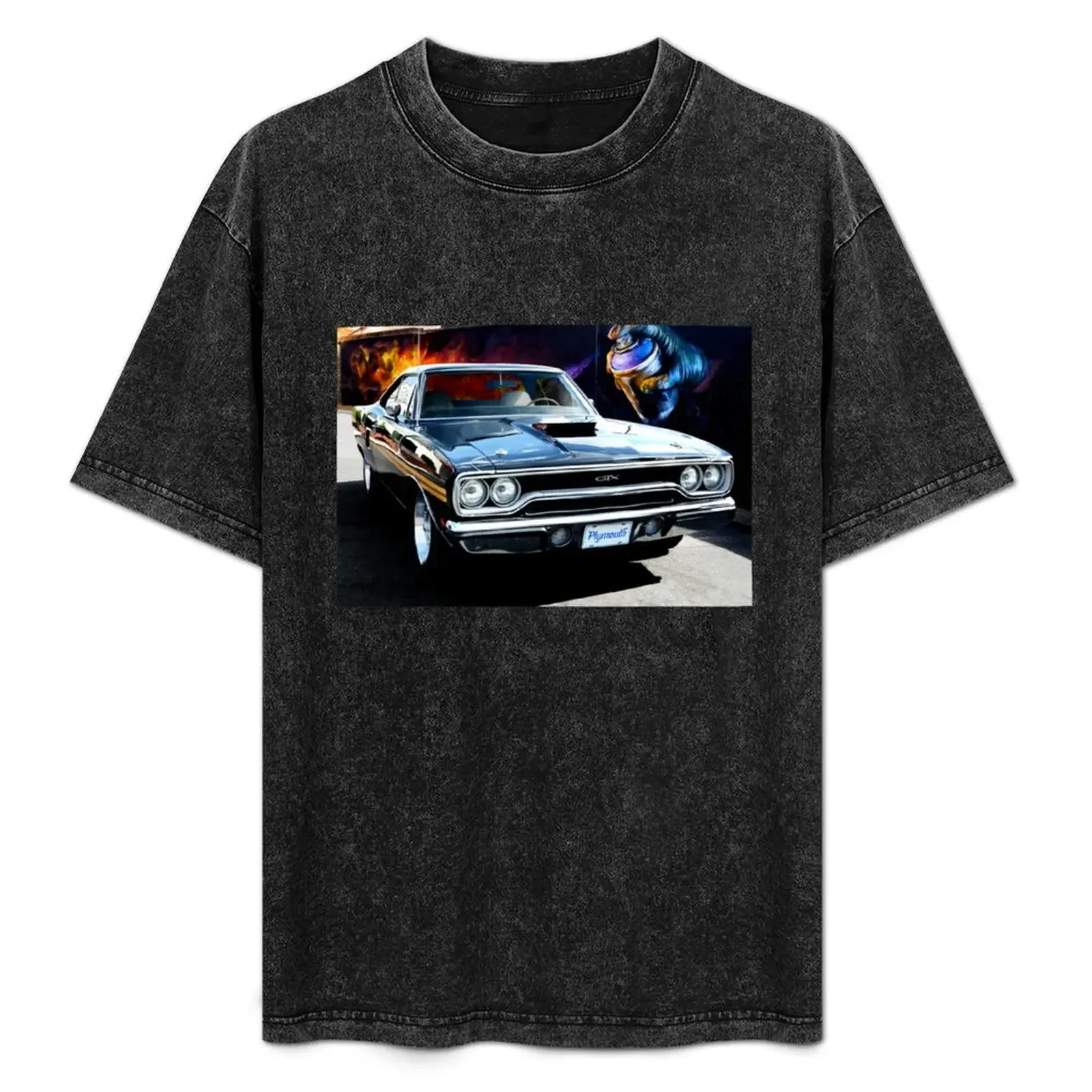 Футболка Plymouth GTX 1970, винтажная одежда, футбольная футболка с графикой, футболки большого размера, мужская одежда