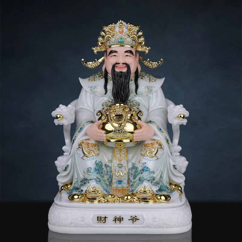The Buddha statue of the God of Wealth