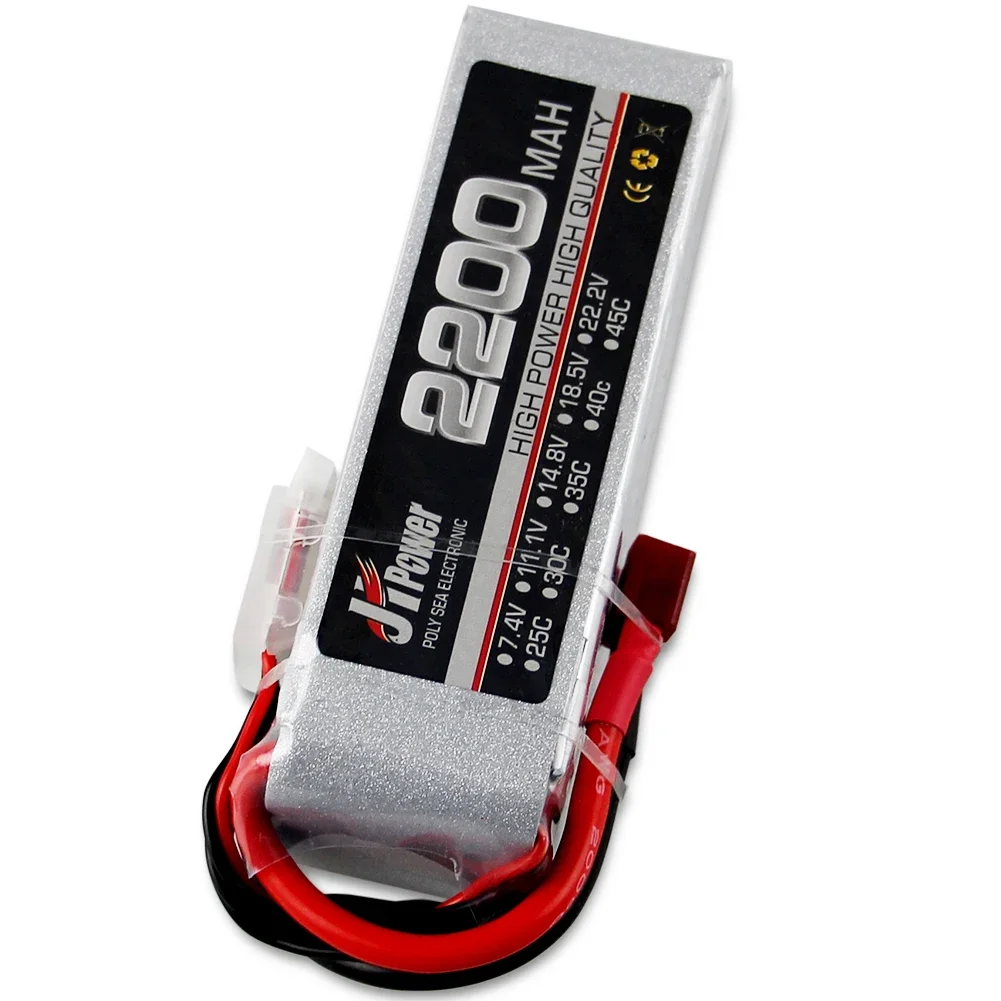 4S LiPo Battery 14.8V lipo 4S 2200mAh 75C RC LiPo XT60-Tplug Deans XT90 For Airplane Quadcopter Helicopter Drone Tank Trueck