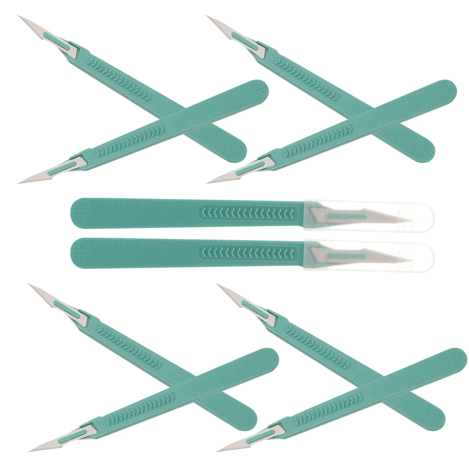 

10pcs Disposable Plastic Surgical Multi-function Scrapbooking Crafts Carving Tools( -1) Surgical Knife