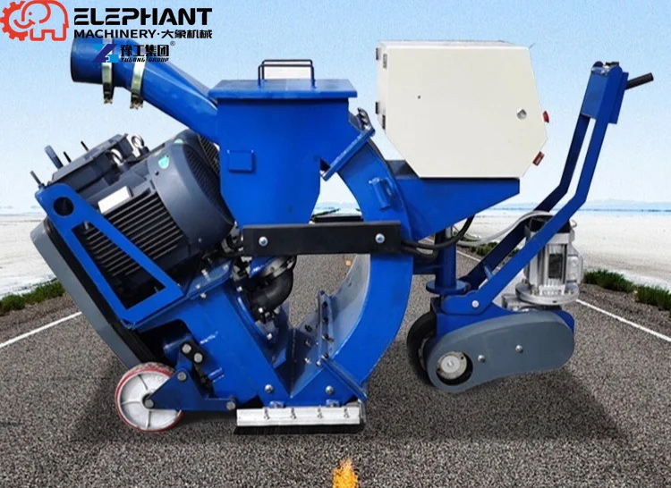 Portable Floor Shot Blaster High Cleaning Performance for Bridge Deck Rust Removal and Anti-slip Treatment
