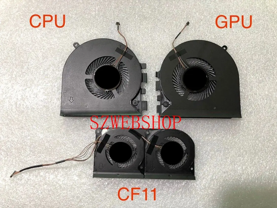 New Laptop CPU GPU Cooling Fan For Razer Blade Pro 17 RZ09-0287 RZ09-0314 RZ09-03295E RZ09-0368