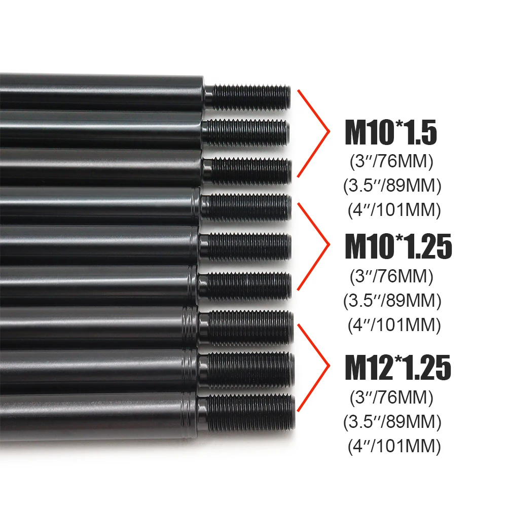 3'' 3,5'' 4'' Hochwertiges Aluminium Universal Schaltknauf Extender Verlängerung Autohebel Schalthebel M10X1,5 M10X1,25 M12X1,25 – Detail 10