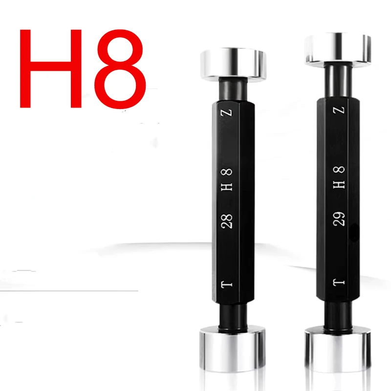 High precision Glossy plug gauge GO/NO GO Gage Metric Gauge H8 internal Precision smooth Gage Fine,Pitch gap Test Tool