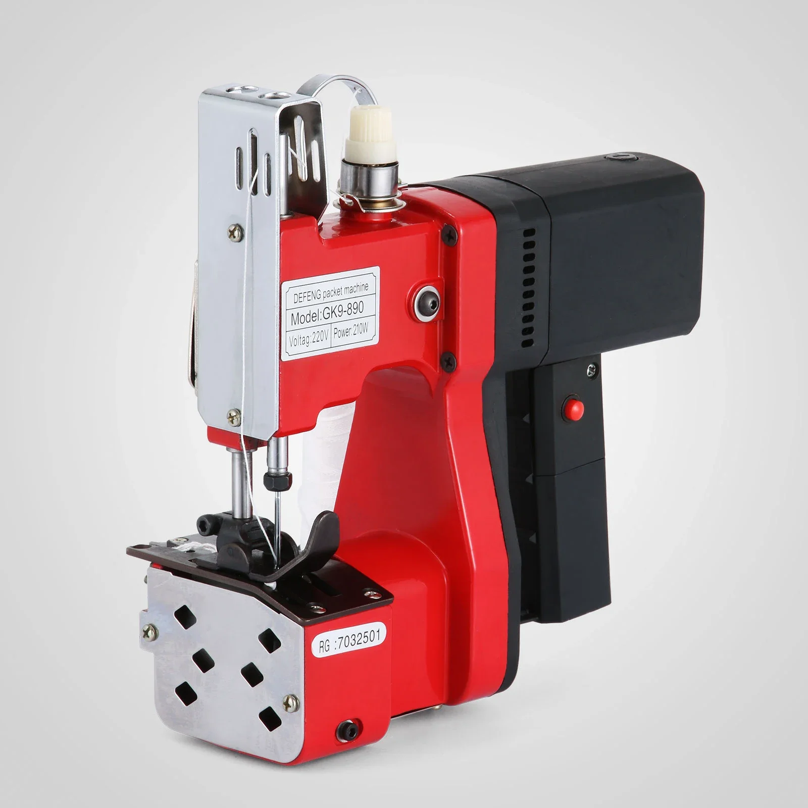 VEVOR-Makquina coser eléctrica portátil، embalaje automatique، الزراعة، النسيج الصناعي، bolsa tejida، Mini Sellador Overl