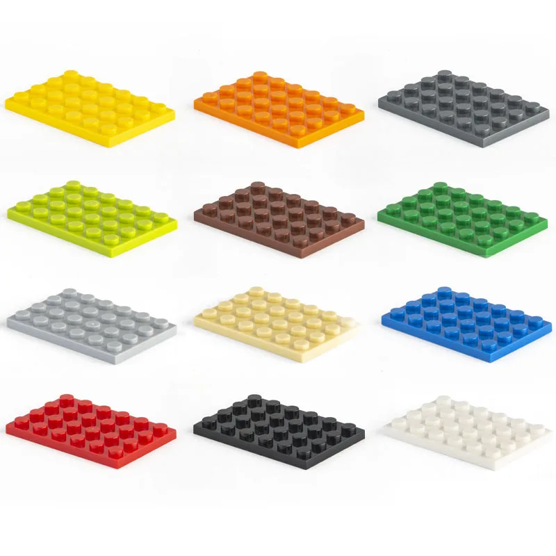 

30pcs DIY Building Blocks Thin Figures Bricks 4x6 Dots 12Color Educational Creative Compatible With Brand Toys for Children 3032