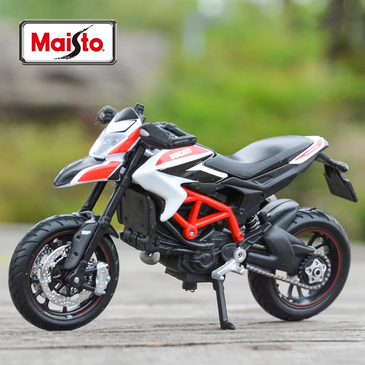 Maisto 1:18 Ducati Hypermotard SP Alloy Motorcycle Model Simulation Diecasts Metal Toy Street Racing Motorcycle Model Kids Gifts