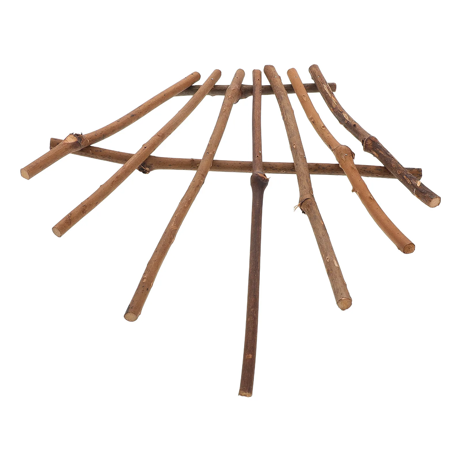 Finger Shape Natural Wood Branch Photo Prop Creative Wood Twig Decoration for Kindergarten Party Rustic Home Table Craft DIY