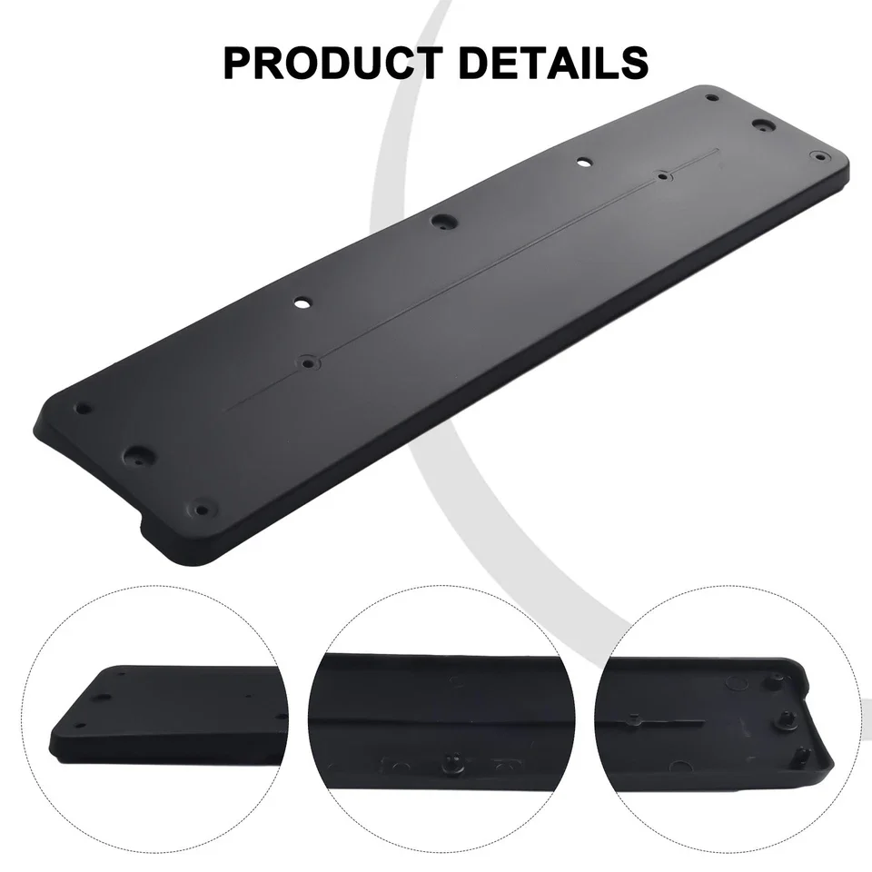 Front Bumper License Plate Bracket European Standard OE:2128170078 For Vehicle License  Plate Holder Excellent Durability ABS