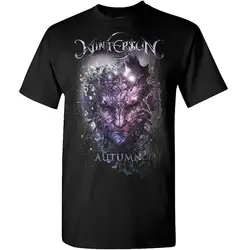 Wintersun-女性用Tシャツ,無地,エレガント,秋