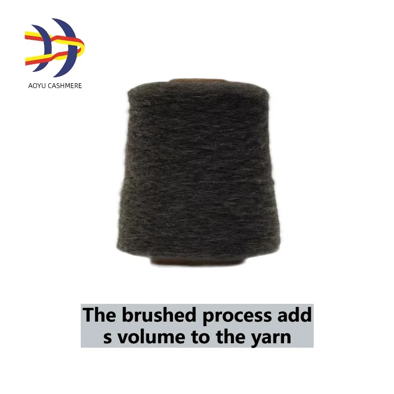 100% Mongolian Cashmere Italian Yarn Super Soft Fiber Natural Fiber Environmentally Friendly Recyclable Cashmere Yarn