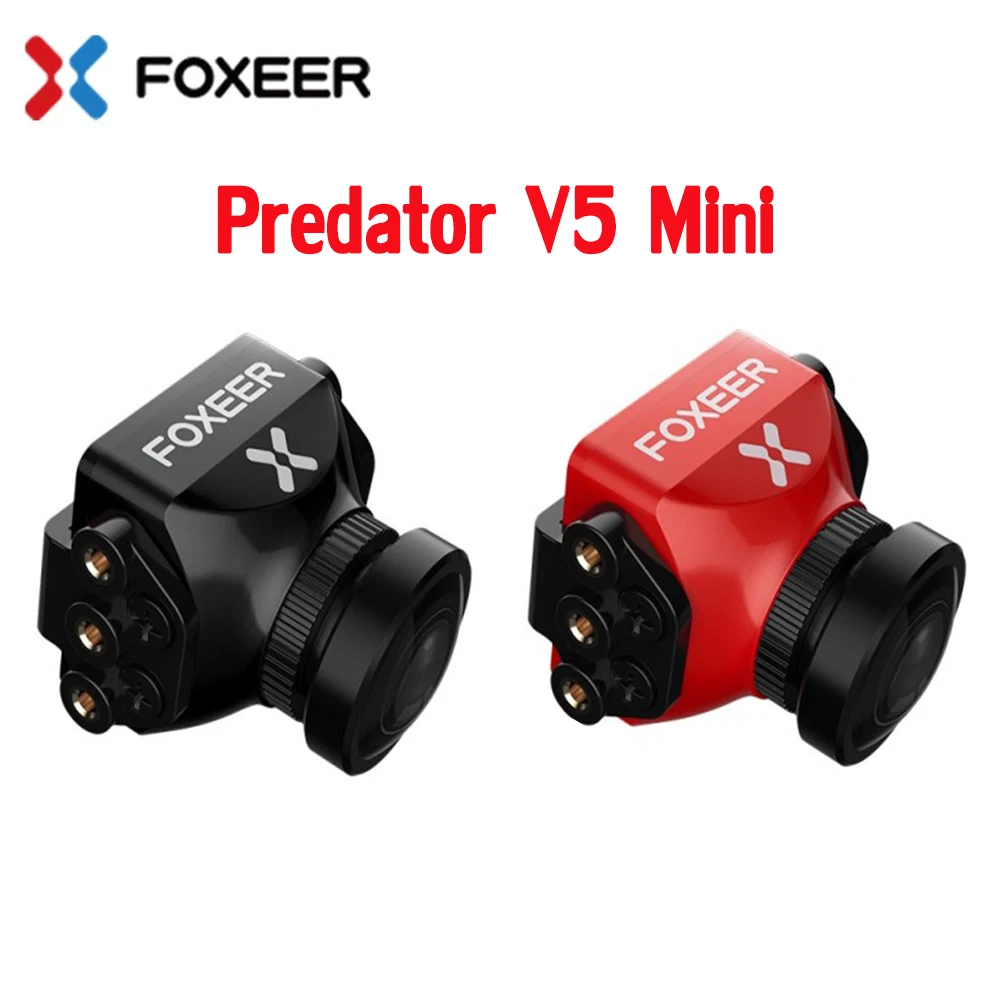 

Foxeer Predator V5 FPV Camera Racing Drone Mini Camera16:9/4:3 PAL/NTSC switchable Super WDR OSD 4ms Latency