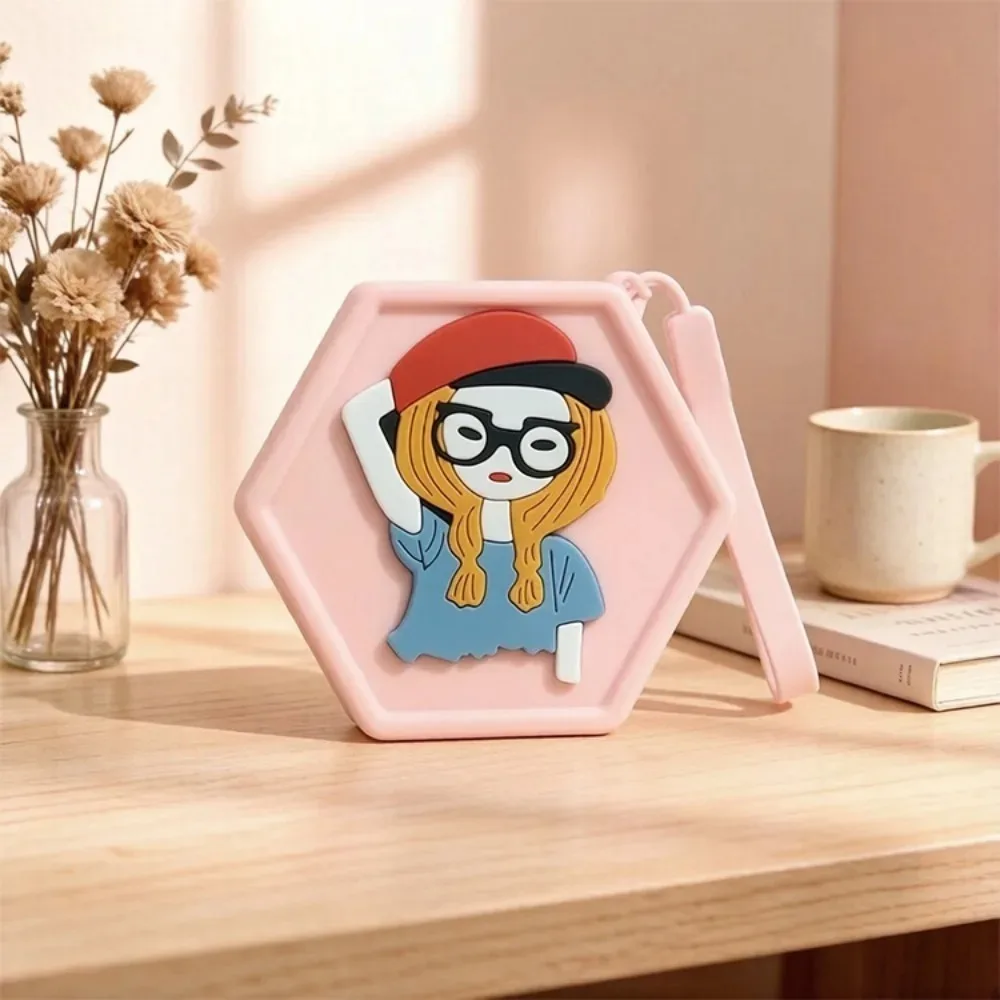 High Value Hot Glue Storage Bag Solid Color Simple Small Square Cosmetic Bag Makeup Organizer Box Silicone Storage Box
