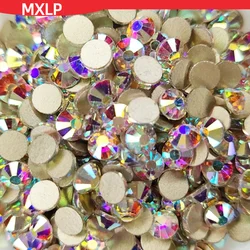 Top Glitter Crystal Ab Ss3-ss40 Non Hot Fix Flatback Sewing & Fabric Garment Nail Art Decorations Nail Art