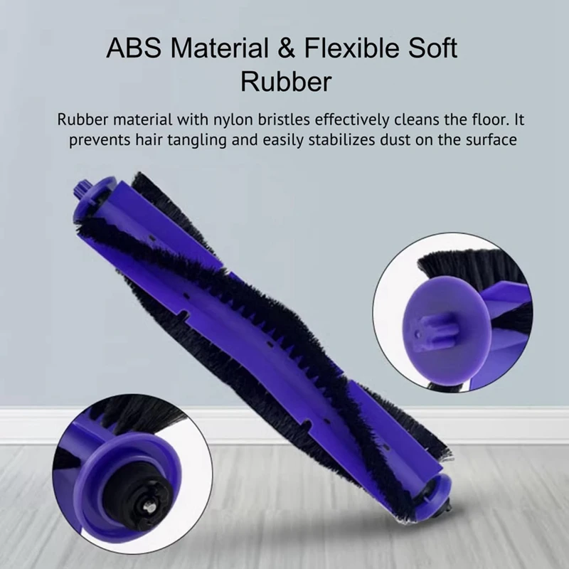 A44F-เปลี่ยนชุดอุปกรณ์เสริมสําหรับ Narwal X Freo หุ่นยนต์สูญญากาศตัวกรอง HEPA แปรงด้านข้าง Mop Pads แปรงหลัก