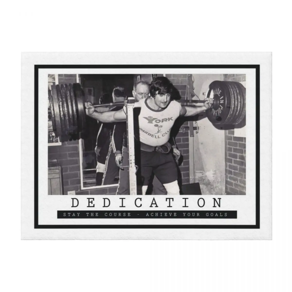 

DEDICATION - Bodybuilding Inspirational Quote Throw Blanket Moving Flannel Winter beds Cute Blankets