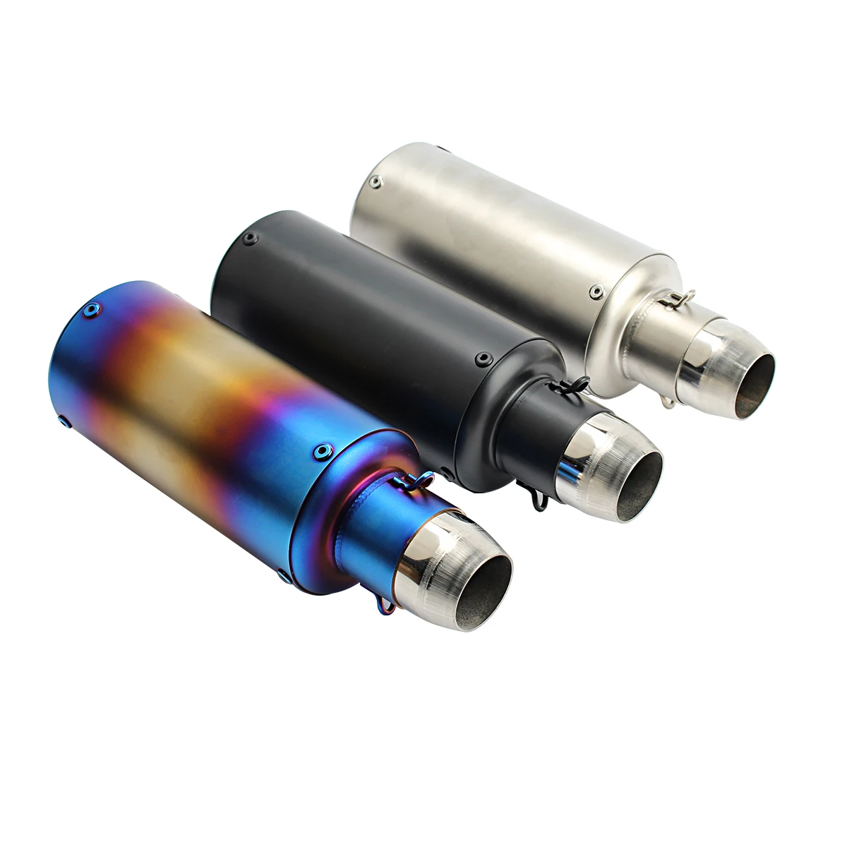 

Universal Carbon Fiber Motorcycle Exhaust Muffler 51/60mm Fit for Z900 R3 R25 MT07 MT09 R1 Z400 Z650 Inox Material