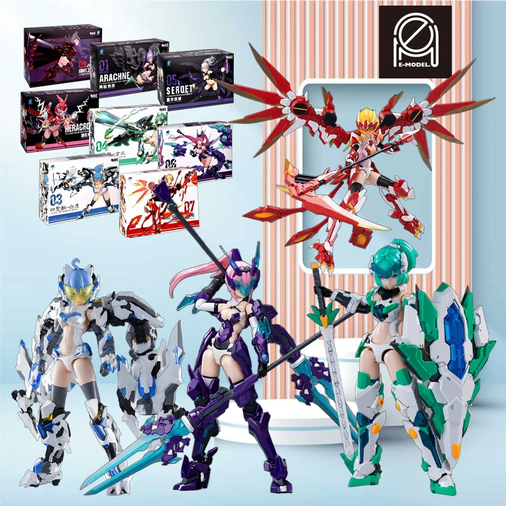 eastern-model-atk-girl-set-di-modellini-in-scala-1-12-arachne-heracross-genbu-byakko-suzaku