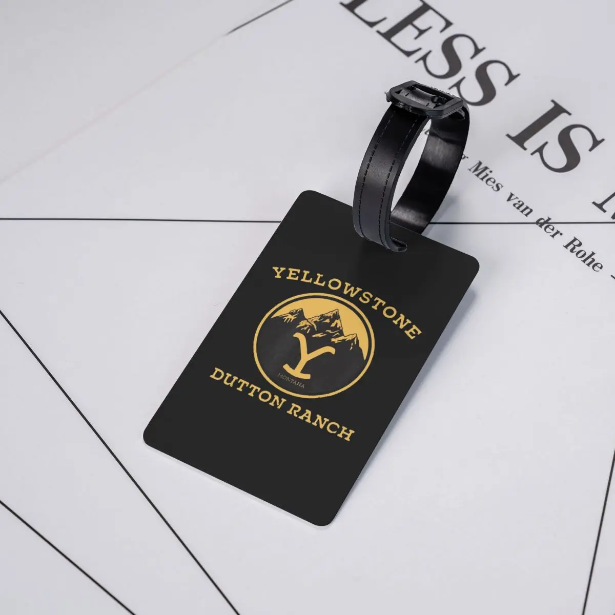 

Бирки для багажа Yellowstone Dutton Ranch: аксессуары для чемоданов, идентификационные бирки для путешествий, держатели для багажа с местом для имени и адреса