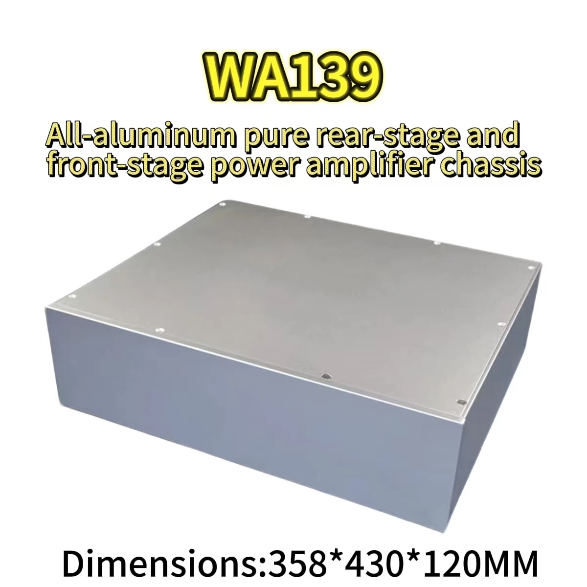 

WA139 all-aluminum pure rear stage, front stage, power amplifier, vacuum tube amplifier, high-quality chassis shell