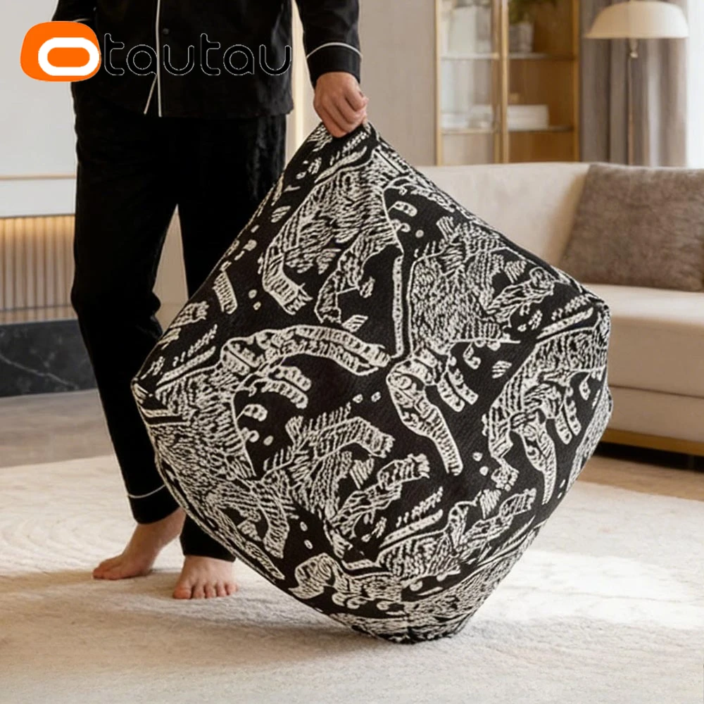 

Чехол для квадратного пуфа-мешка OTAUTAU из шенилла, чехол для оттоманки, табурета, подставки для ног, чехол для бинбэга JD048【Наполнитель не входит в комплект! Пожалуйста, приобретите наполнитель самостоятельно!】