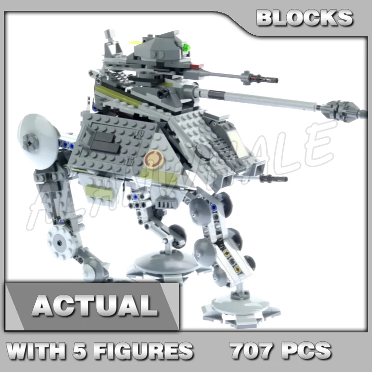 

707 шт., звездный план, Imperial AT-AP, ходунки, вращающаяся верхняя башня, 11424, строительные блоки, игрушка, совместимая с моделью