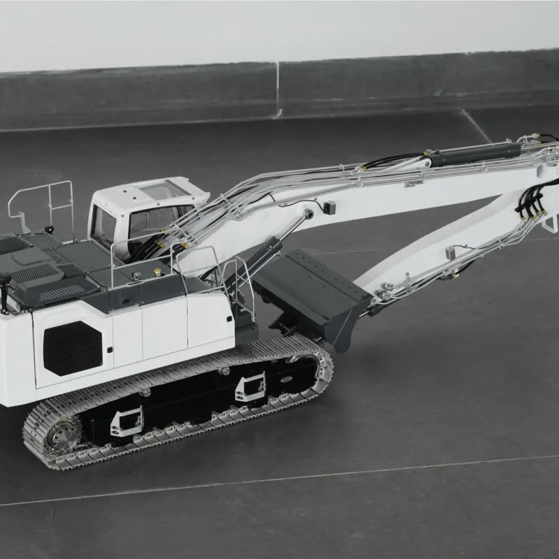 945 LESU RC Hydraulic Long-Arm Excavator 1/14 Radio Control Digger Finished Machine Truck Cars Vehicle Hobby Toy Model Gifts