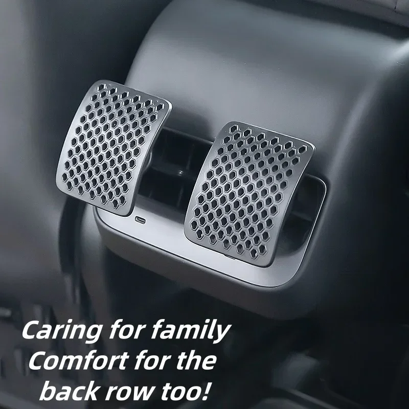 For Tesla Model 3/Y Car Aromatherapy Air Conditioner Deflector Anti-Draft Wind Cover Air Conditioner Anti-Direct Blowing Inner