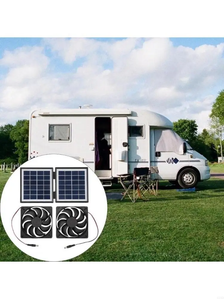 

Портативная 10 Вт Солнечная панель Вентилятор Солнечный вентилятор мини -вентилятор Mini Vidalator для тепличного внутреннего