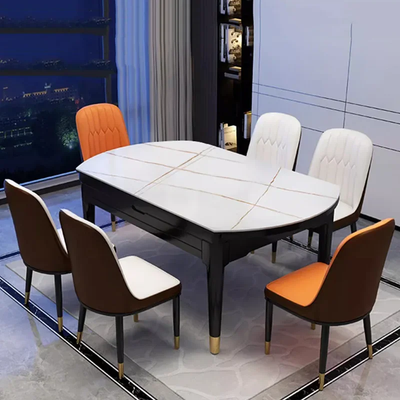 

m Круглый мраморный обеденный стол в скандинавском роскошном стиле, минималистичный современный обеденный стол, ножки, металлическая кухонная мебель Mesas m