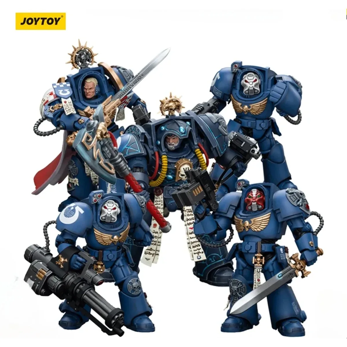 [IN STOCK]JOYTOY Warhammer 40K 1/18 Action Figures Ultramarines Terminator Squad Librarian Anime Model Game Figurine Gift Toys