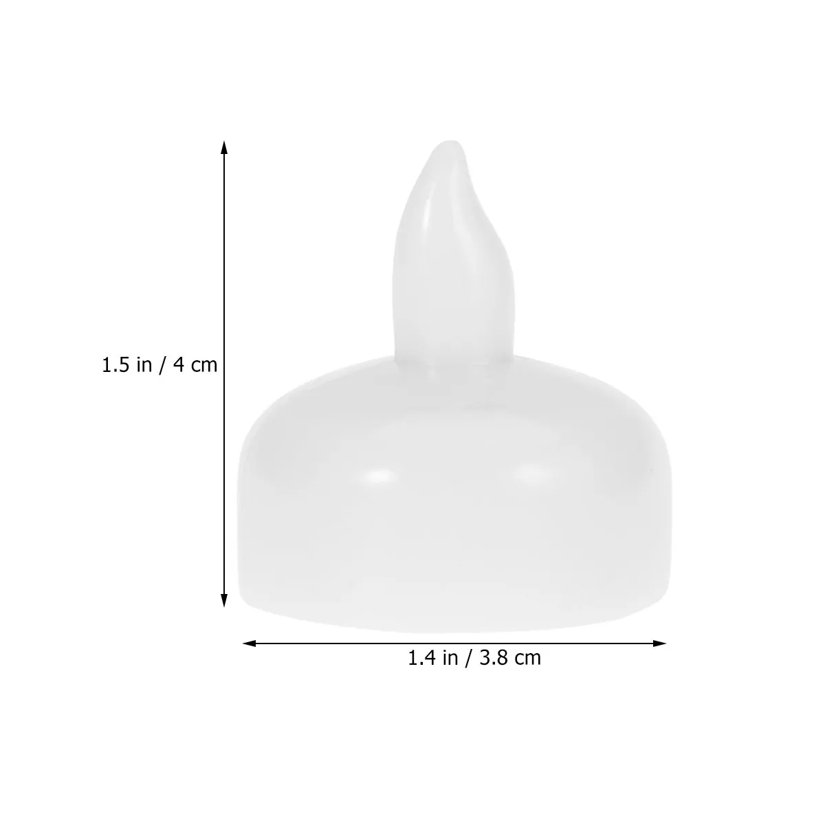 Waterproof LED Floating Candles 12 Pack Warm White Water Activated Lights for Wedding Pool Garden Decor