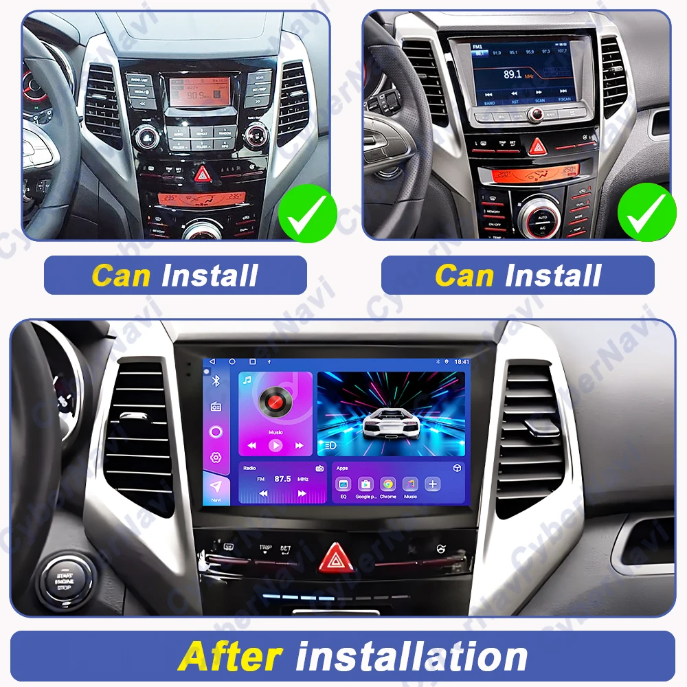 Android Carplay Auto Car Radio For SsangYong Tivoli 2015 - 2022 Multimedia Player Auto Radio GPS Navigation TV Head Unit No 2din