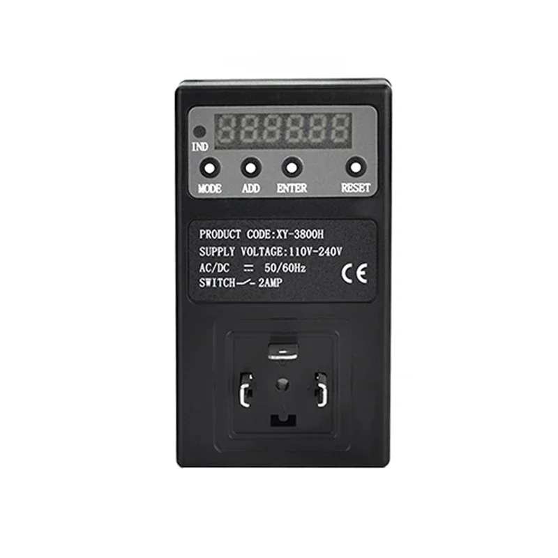 

New Timer Can Time Up To 100 Hours XY3800H Hotel Office Entertainment Club Factory Can Be Used AC110V~220V DC7V~36V