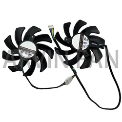 2Pcs/Set FDC10H12S9-C Graphics 4Pin 85mm Fans 0.35A VGA Cooler For RTX 3060 Ti GPU Cards Can Replace FDC10H12D9-C