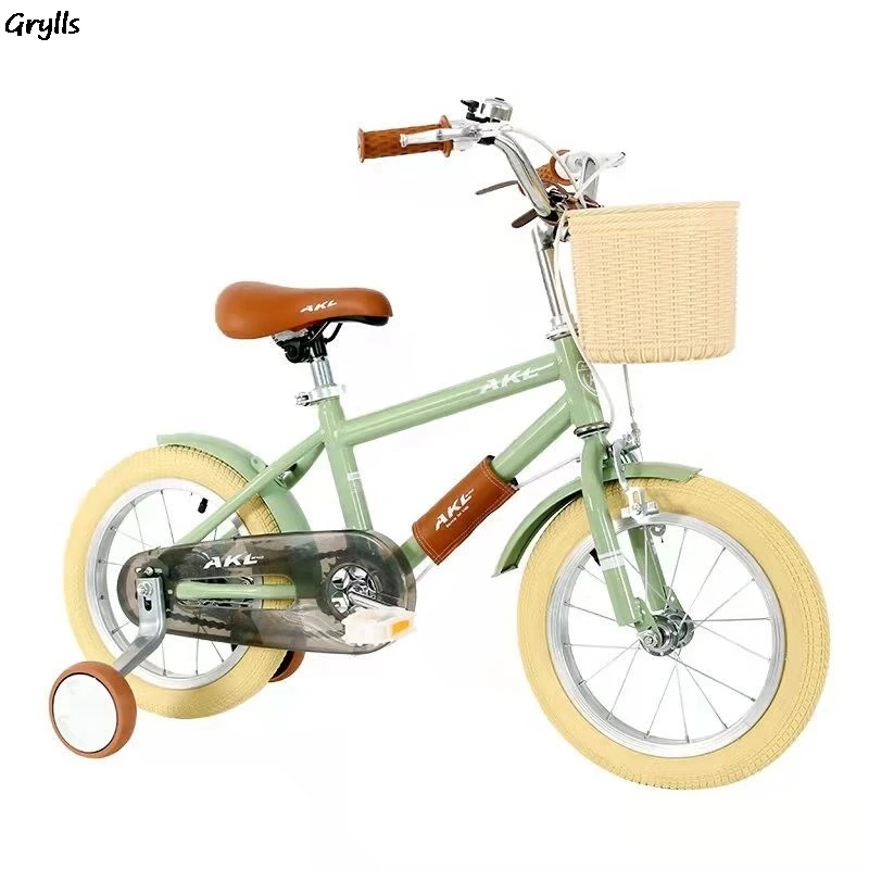 Grylls-bicicleta con ruedas de entrenamiento para niños, buggy de tendencia Retro, 12/14/16/18 pulgadas, novedad