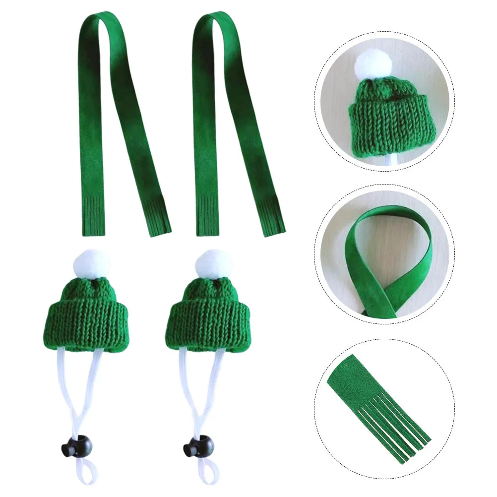 

1 set Pet Knitted Hat Small Animal Adjustable For Hamster Guinea Pig Kitten Squirrel Chinchilla Christmas Halloween Party Photo